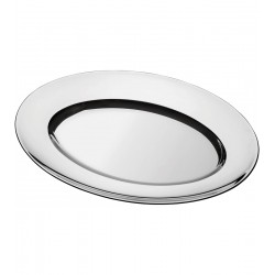 Travessa Rasa 50,5cm por 36,5 Buena Aço Inox Tramontina